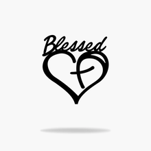 Load image into Gallery viewer, Blessed Heart Sign (6746677051466)