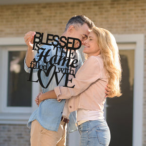 Blessed Is The Home Sign (6740494483530)