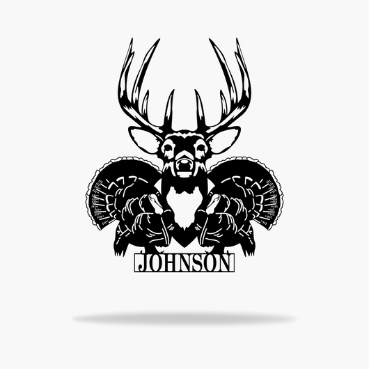 Buck & Turkey Monogram (6621835427914)