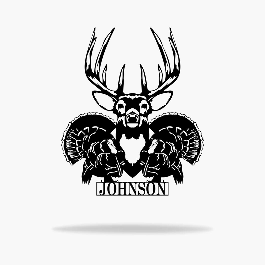 Buck & Turkey Monogram (6621835427914)