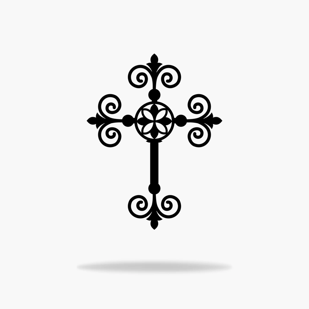 Scroll Cross Sign (6755554066506)