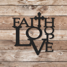 Load image into Gallery viewer, Faith Love Sign (4889317539914)