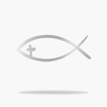 Load image into Gallery viewer, Fish Cross Sign (4887141384266)