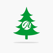 Load image into Gallery viewer, Christmas Tree Initial (4199700889674)