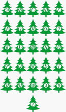 Load image into Gallery viewer, Christmas Tree Initial (4199700889674)