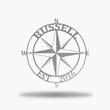 Nautical Compass Monogram